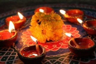 apaisement diwali bougies cercle apaisement diwali bougies cercle